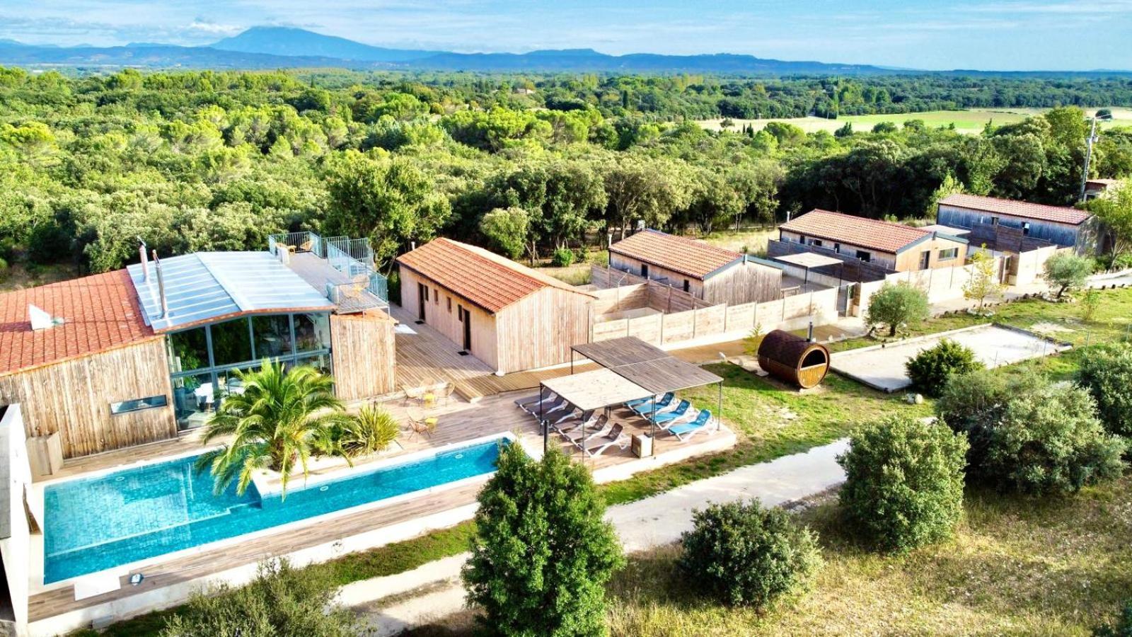 Nuiki Lodges - Chambres D'Hotes Montsegur-sur-Lauzon Экстерьер фото